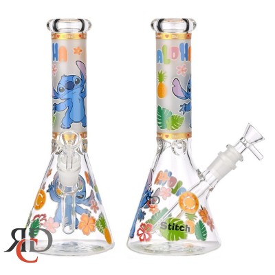 WATER PIPE BEAKER BEAR GLOW IN DARK WP12065 1CT